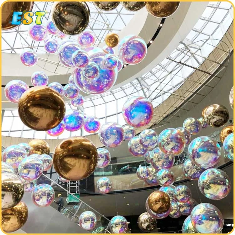 

2019 New Inflatable Advertising Reflective Snow Decorative Mirror Ball