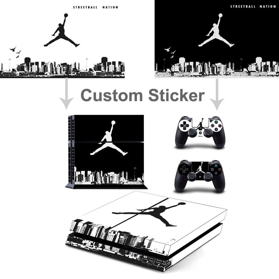 Профессиональная настраиваемая наклейка на заказ дизайн PS4/PS4 Slim/PS4 Pro Skin sticker s для Playstation 4 консоль для Dualshock 4 Skins