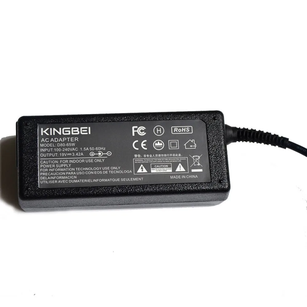 Адаптер для аккумулятора ноутбука Toshiba Satellite A85 S107 C660 13R C650D 126 3000 S307 119 65W AC DC
