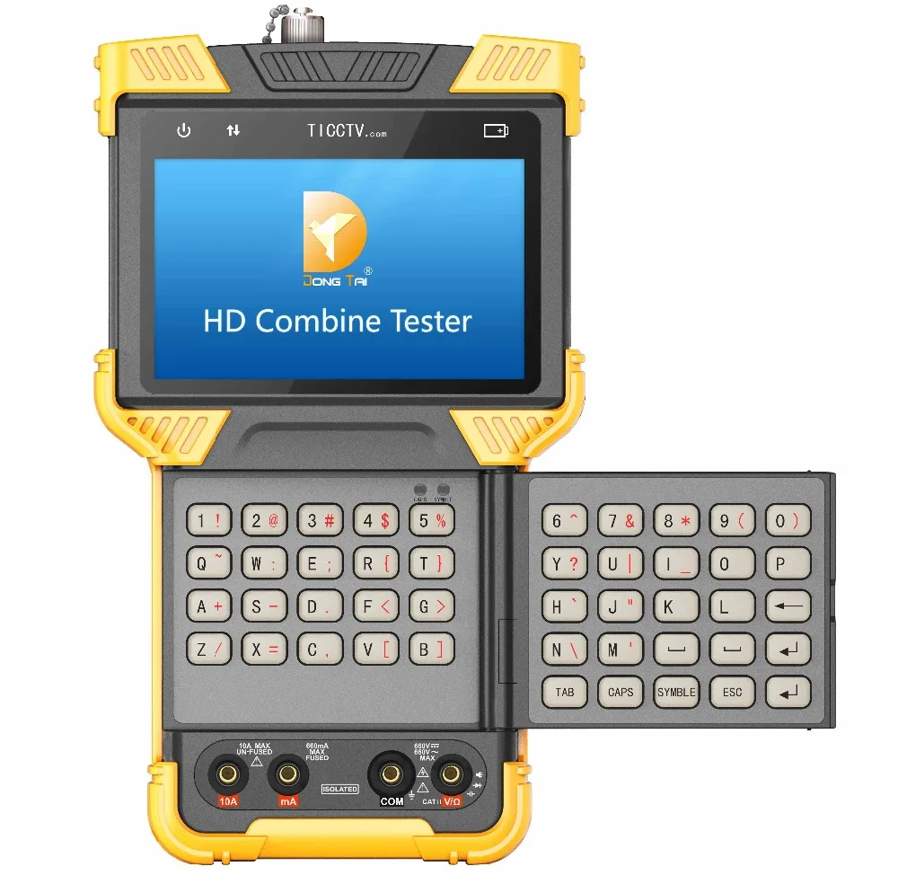 T61 4.0 Inch HD Combine Tester IP Camera IPC CCTV Tester Support ONVIF Camera, RTSP, RTP / 485 POE