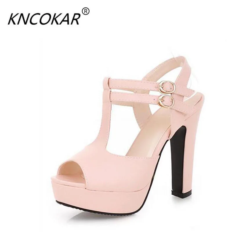 

Summer new fish mouth sandals ultra-high work with ms leisure waterproof Taiwan thick with hollow fashion footwear