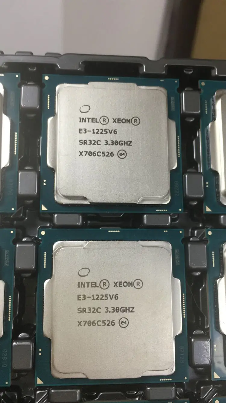 Процессор Intel Xeon E3-1225V6 3,30 ГГц 8 м 73 Вт LGA1151 E3-1225 V6 четырехъядерный процессор E3 1225 V6 E3 1225V6