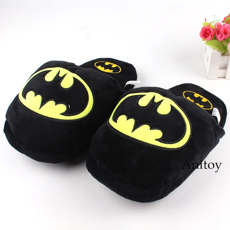 

Marvel Superhero Batman Adult Plush Slippers Winter Shoes Soft Stuffed Toys Slippers Plush Toys 28cm