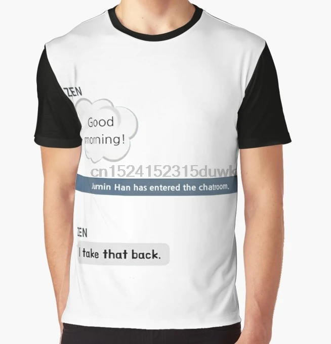 

All Over Print T-Shirt Men Funy tshirt Poor Jumin~ Mystic Messenger Short Sleeve O-Neck Graphic Tops Tee women t shirt