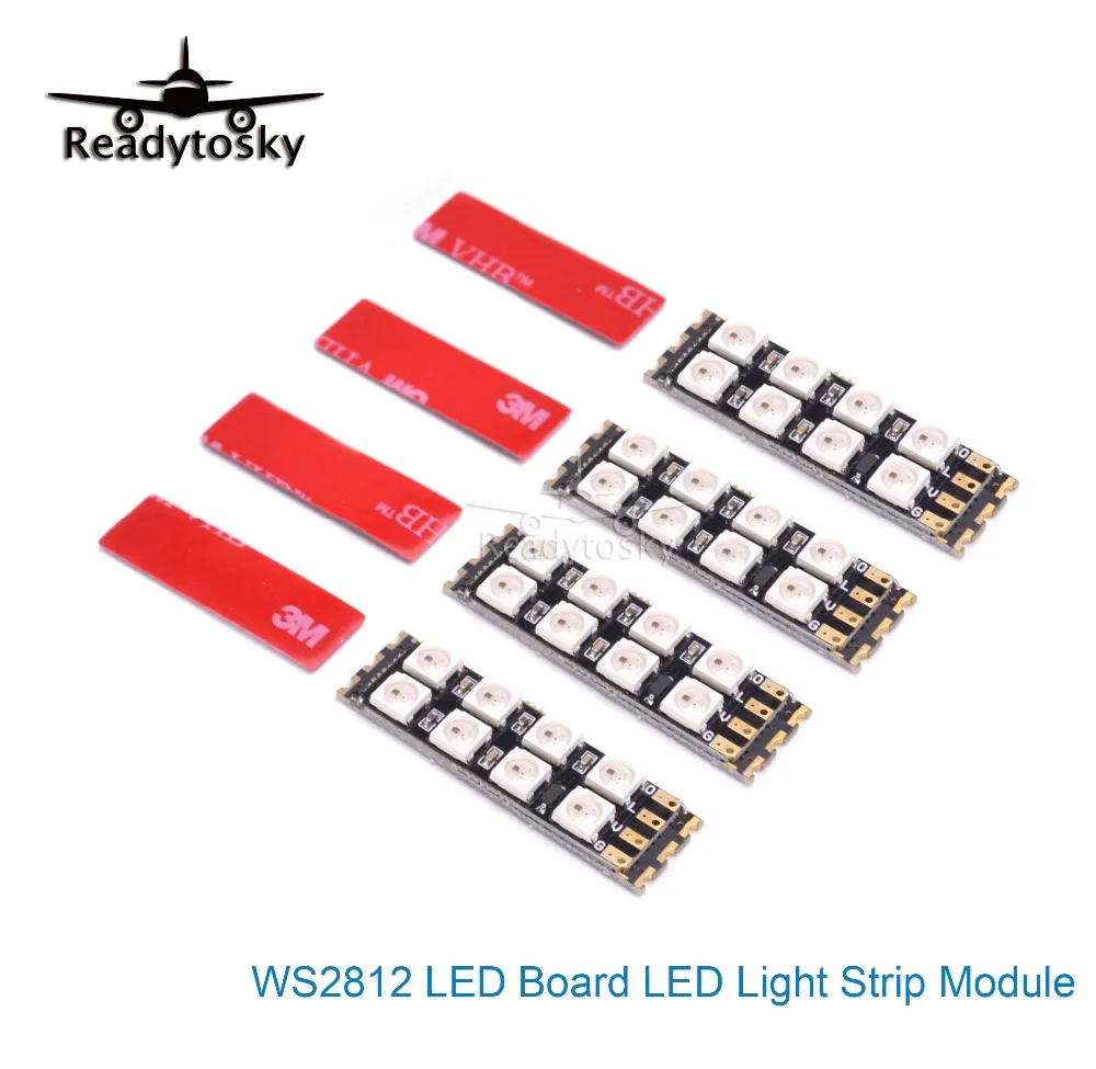 

4pcs Frame Arm LED Board Light LED WS2812 LED board 2-12S Strip Module for RC FPV Racing Drone Multi Rotor ESC Multirotor
