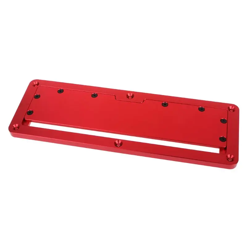 

Free postage Electric Circular Table Saw Flip Cover Plate Flip-Floor Adjustable Aluminium Insert Plates For DIY Woodworking Tool
