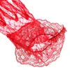 Black Red White Ivory Short Lace  Gloves women  Party Lace Gloves ► Photo 2/6