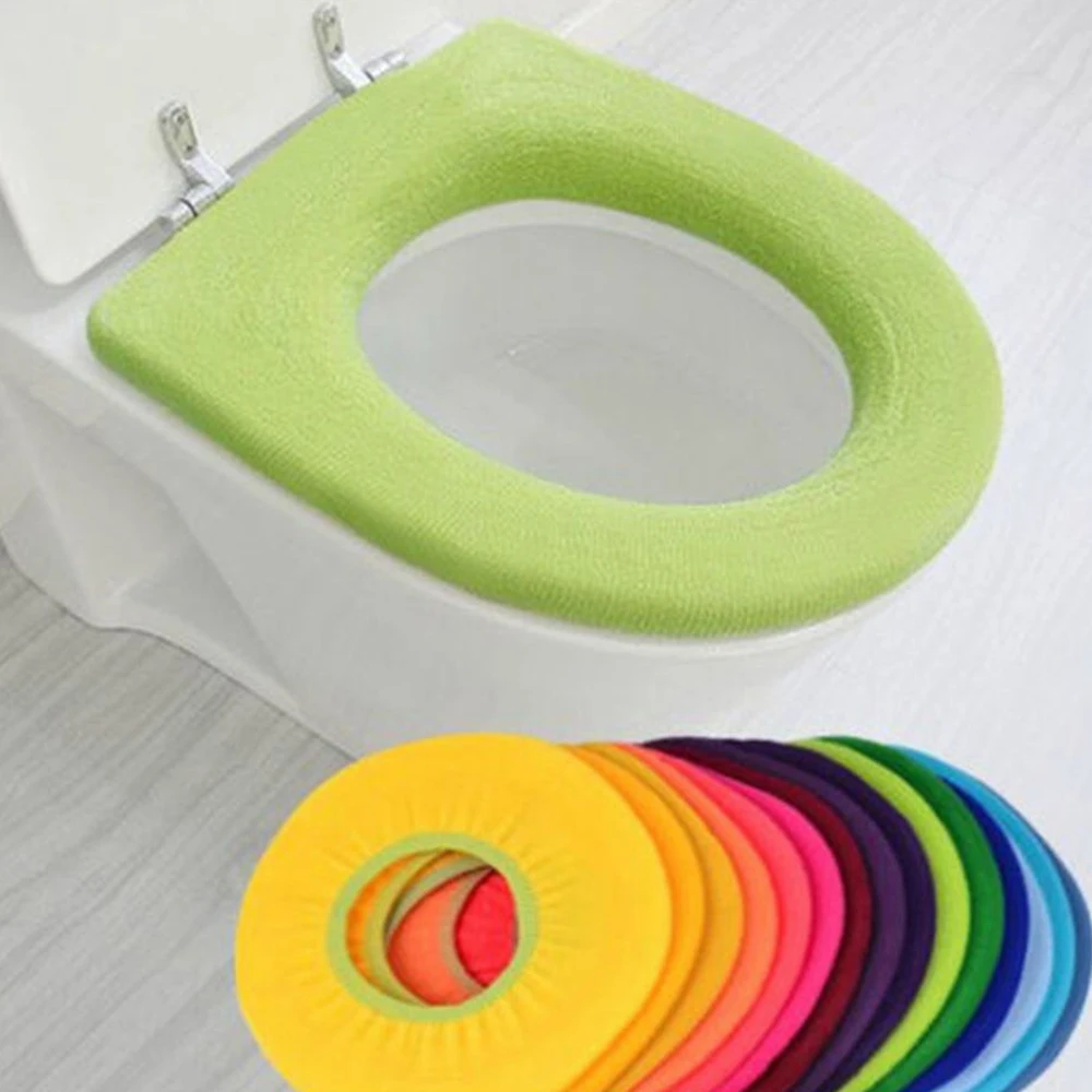 Toilet Mat Seat Cover Soft Closestool Washable Toilet Seat Lid Top