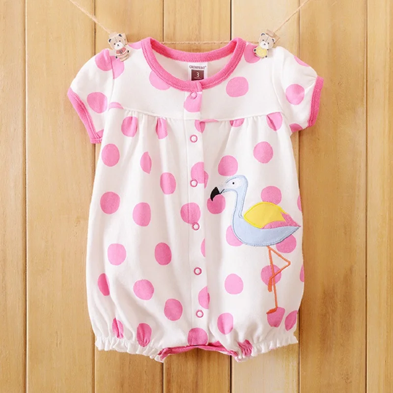 

Baby rompers baby girls summer newborn clothing clothes short-sleeve romper boys