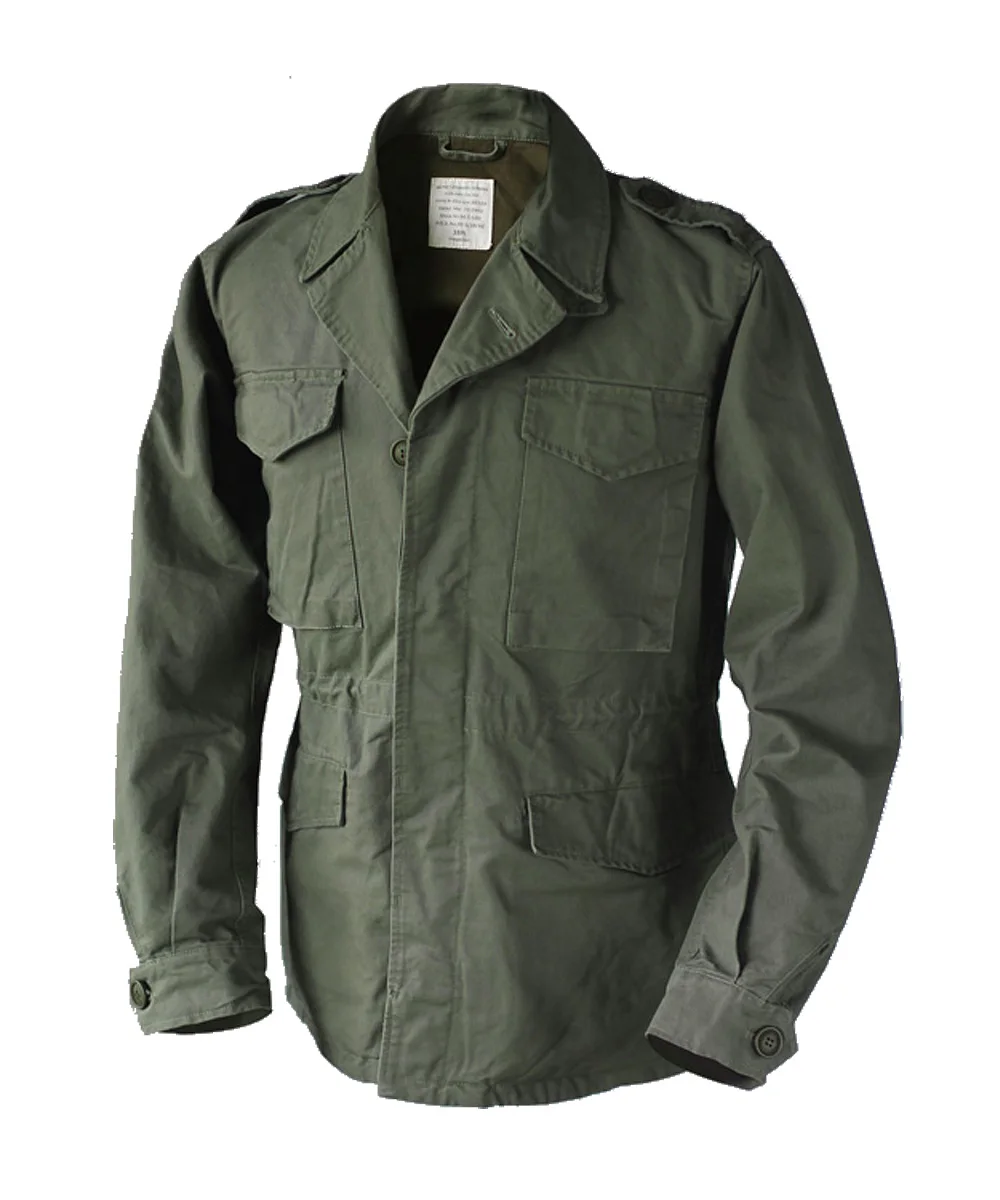WW2 Reproduction US Army M-43 Field Jacket Vintage Men's Military Uniform M65 Trench WW2 Reproduction US Army M-43 Field Jacket Vintage Men's Military Uniform M65 Trench