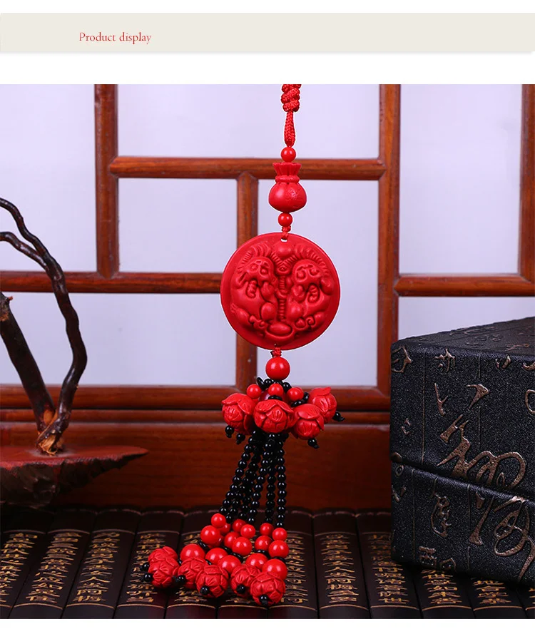 Crystal Lotus Car Hanging Decor Ornament Pendant Decoration Elegant Lucky Gift