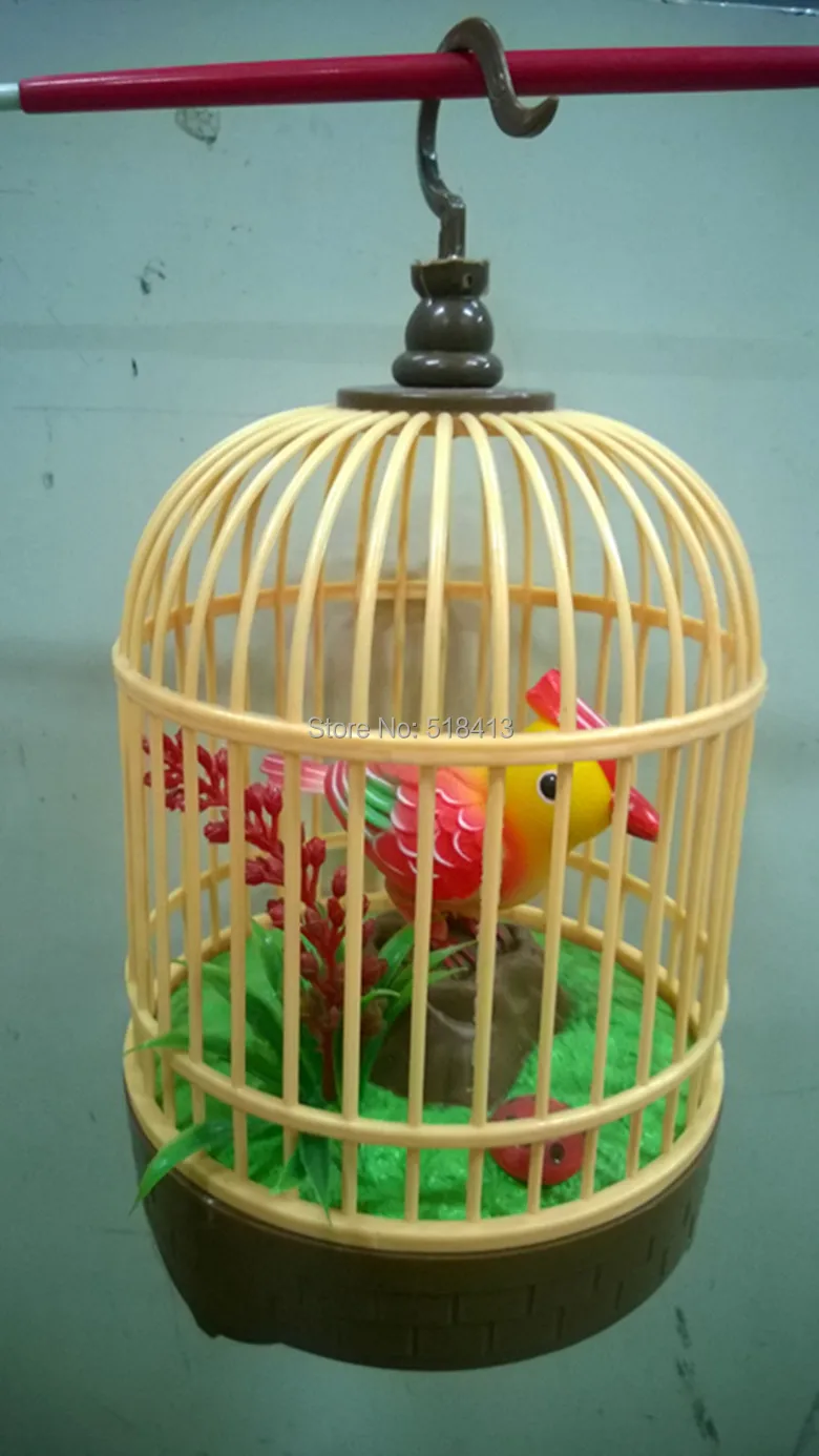 Моделирование электрического музыка небольшой птицы в клетке голос ребенка Моделирование Птица ребенка знать звук игрушки и подарки