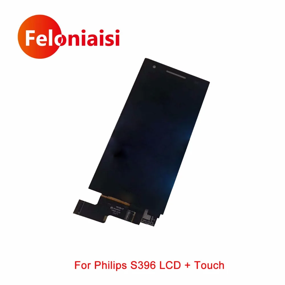 Высокое качество 5.0 &quotдля Philips Xenium S396 Полный ЖК-Дисплей с Сенсорный экран