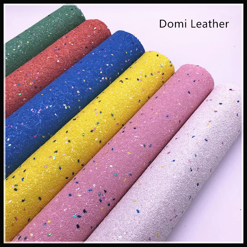 chunky glitter fabric with glitter pieces (1)