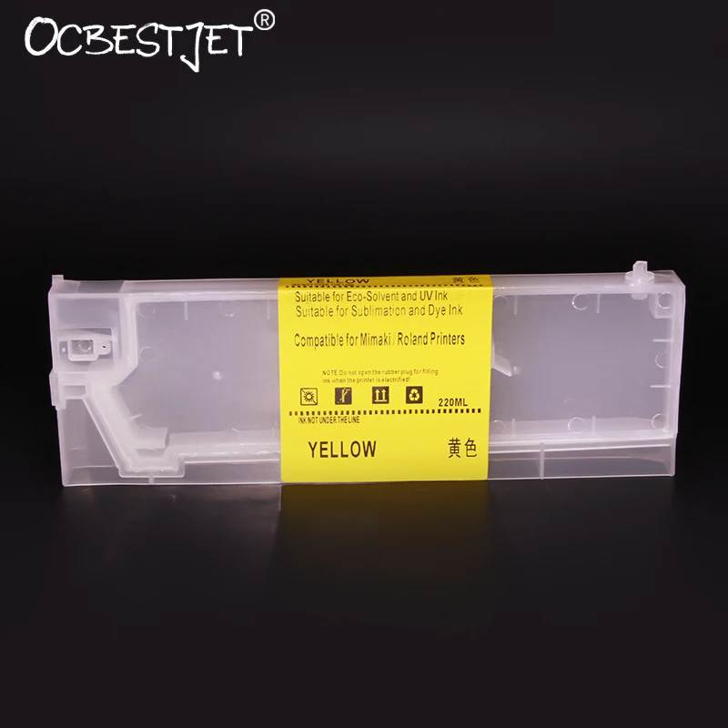 

220ML/PC BS3 Refillable Ink Cartridge For Mimaki JV150 JV300 CJV300 CJV150 (4 Colors One Set)