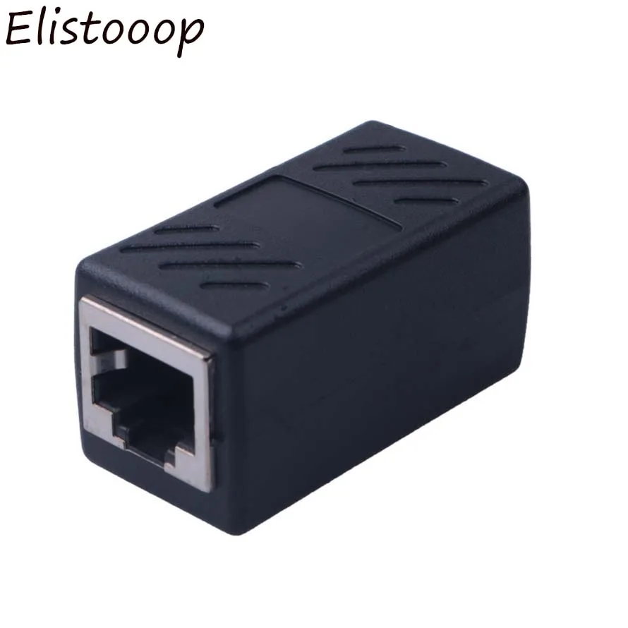 Elistooop высокое качество RJ45 Женский к женскому CAT6 сети Ethernet LAN разъем адаптера Муфта