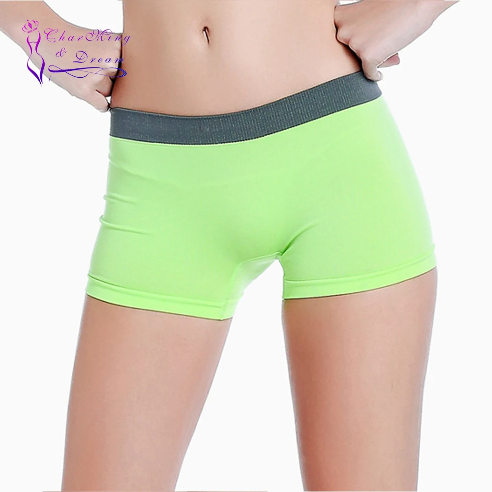 Charming&Dream Code Women's Yoga Underwear Sports Briefs Running Workout Breathable