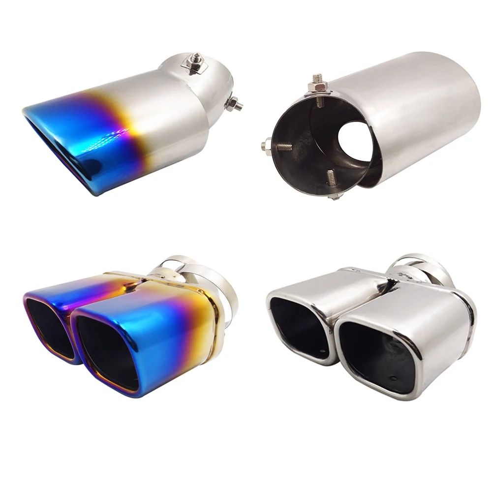 

72mm Car Exhaust Chrome Trim Modified Car Rear Tail Throat Liner for Chevrolet Trax Buick Encora Changan Eado Car-Styling