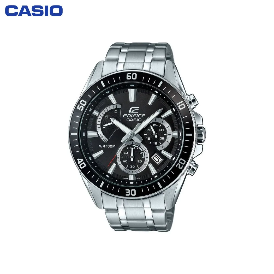 Наручные часы Casio EFR-552D-1A мужские с кварцевым хронографом на браслете |