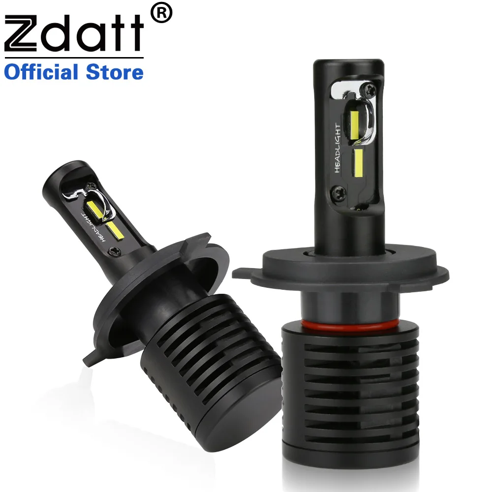

Zdatt Imported CSP 12V Auto Headlights H4 Led Bulb 9003 HB2 H7 H8 H9 H11 Canbus Turbo Led Car Led Light Lamp