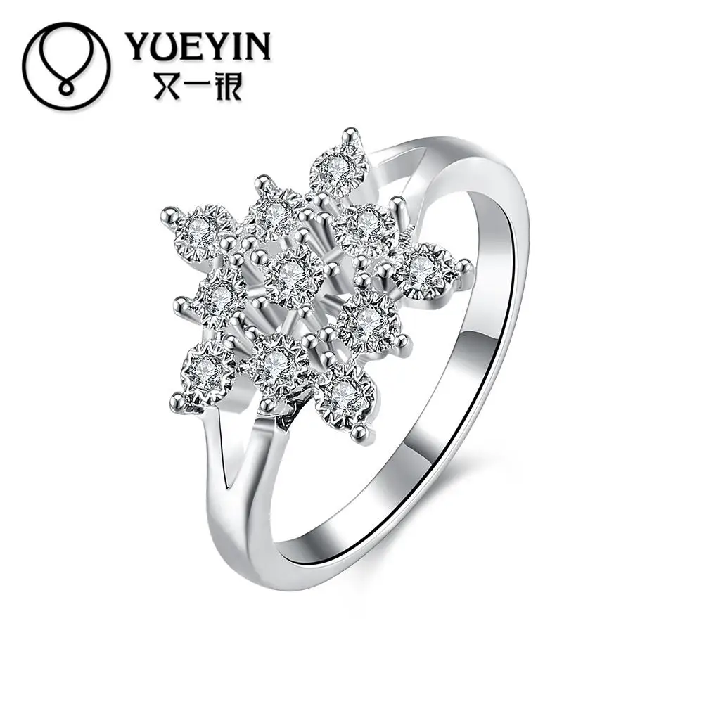 

Female jewelry silver plated wedding rings fashion jewelry bague argent Romantic High Quality Free Shipping Female rings