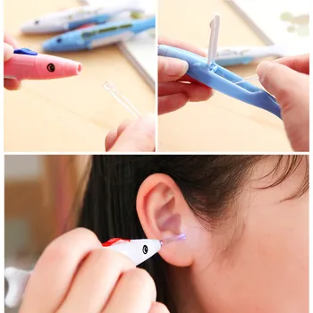 

Baby ears cleaning spoon Light baby care with light wholesale Ear Cleaning Tool Earwax Digging device ear massage LED luminous