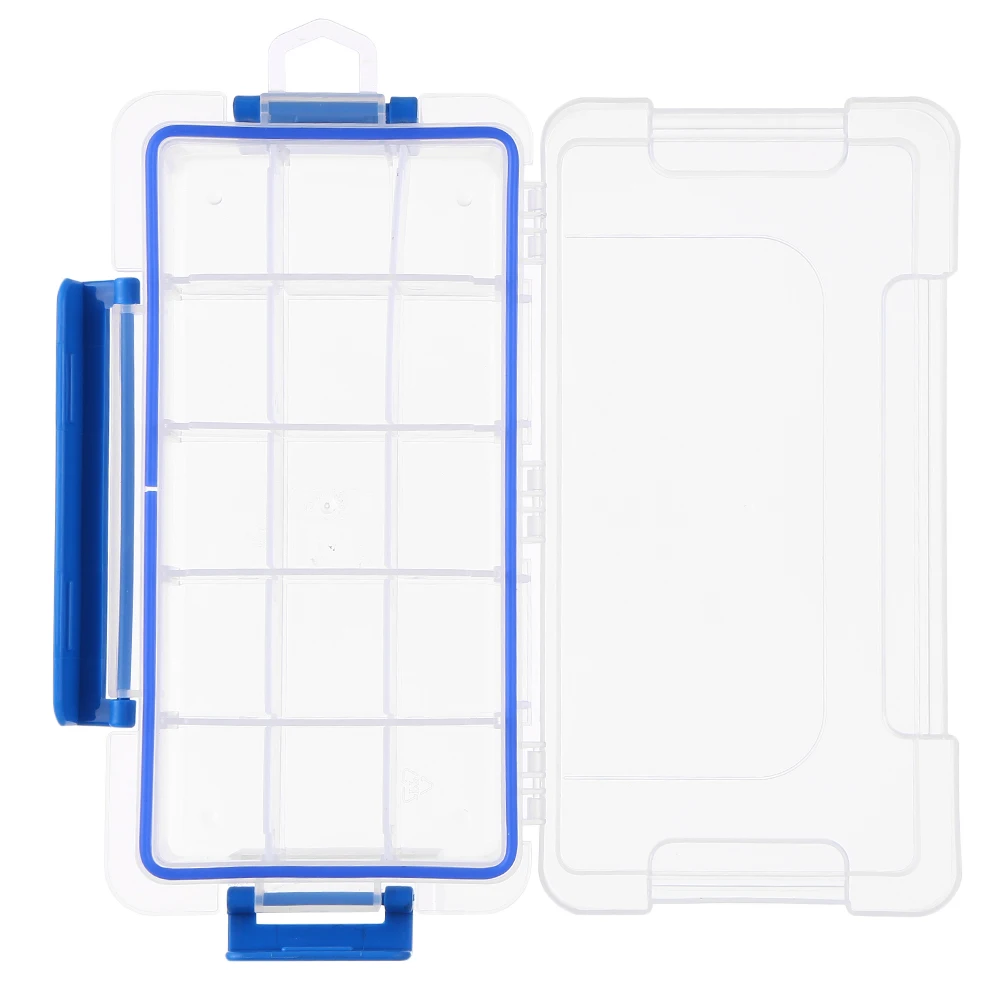 Прозрачный Пластик коробка для хранения несколько отделений слот оборудования электронный ящик Компоненты регулируемые делители 15 Сетки