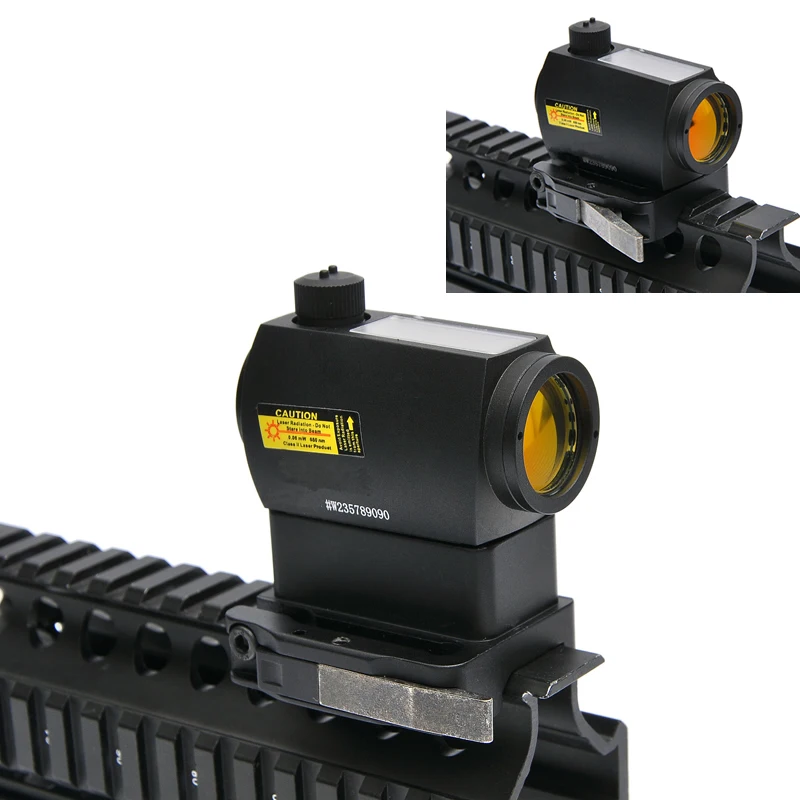 

Solar Power Red Dot Sight With Low Mounts and High Mounts Reflex Holographic Rifle Scope QD Mode