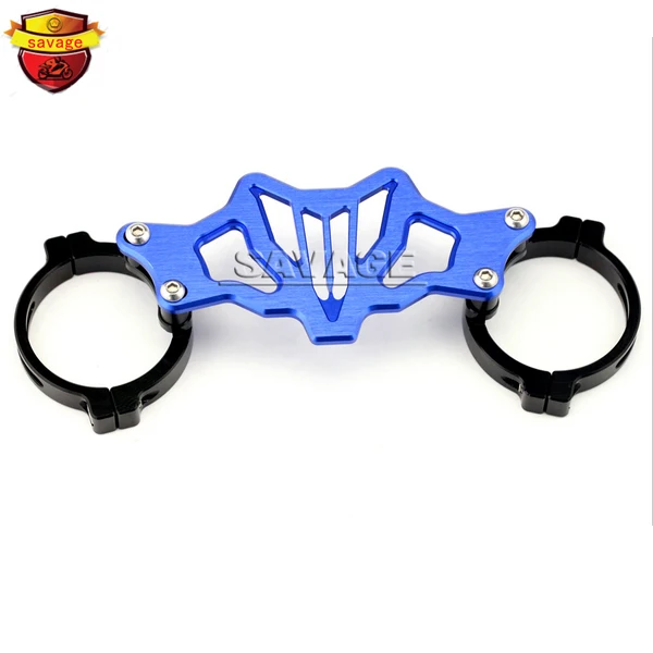 

Blue Motorcycle BALANCE SHOCK FRONT FORK BRACE For YAMAHA MT07 FZ07 MT-07 FZ-07 2014-2016