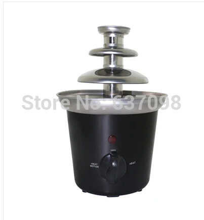 

Stainless steel Household mini chocolate fountains machine 3triple chocolate fondue chocolate 3-Tier Choco Tree