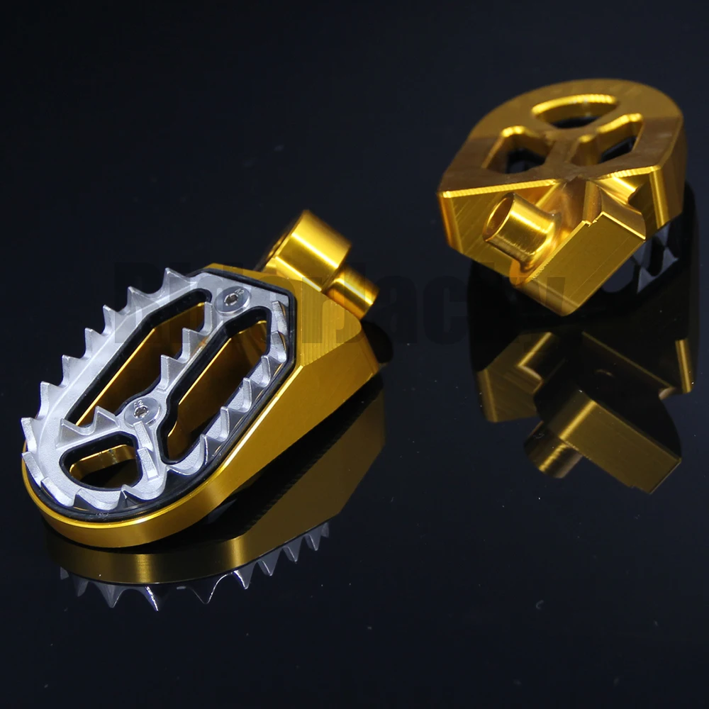 CNC Алюминиевые мотоциклетные подставки для ног подножки педали Yamaha WR250F WR 250F 1999 2015