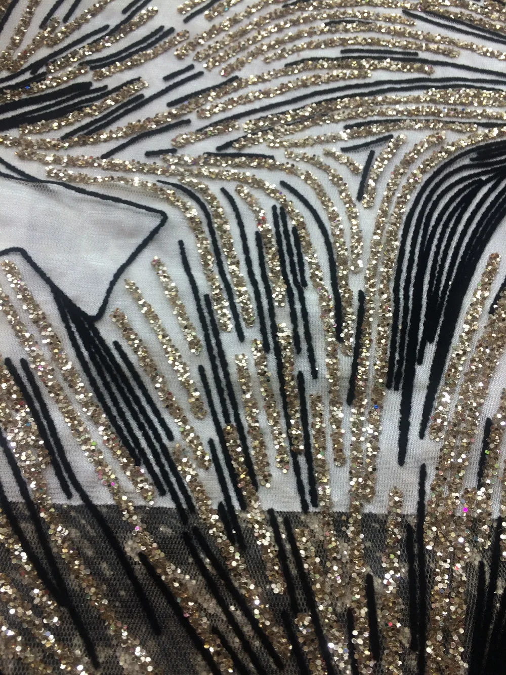 (5yards/lot)Thin Dress Material sequins Decor French Net Tulle Lace Fabric GLITTER Organza