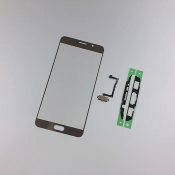 

For Samsung Galaxy Note 5 N920F N920 LCD Display Front Glass Touch Screen Sensor Panel+Adhesive+Home Button Fingerprint(no lcd)