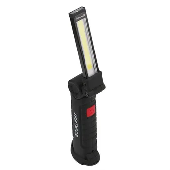 

LED Rechargeable Magnetic COB Torch Handheld Inspection Lamp Cordless Worklight Tool TD326