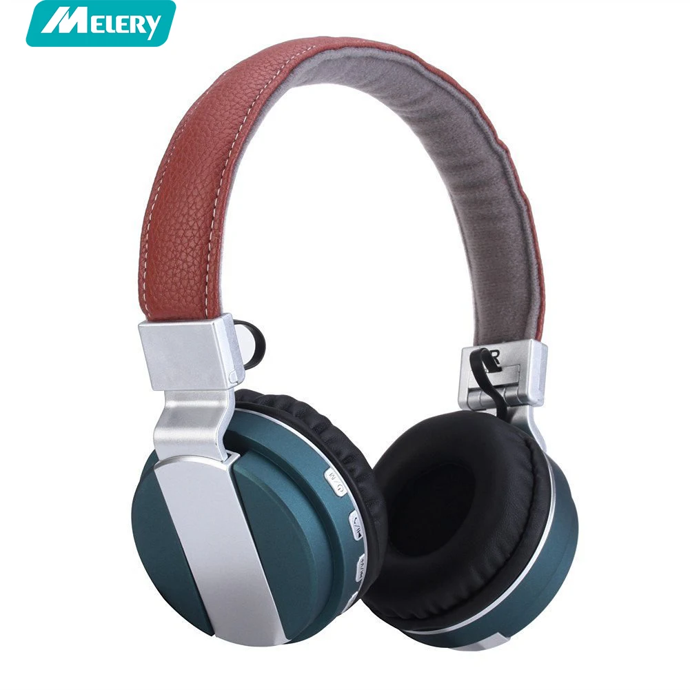 

Foldable Over-Ear Wireless Headphone With Mic FM Radio Stereo Sound Lightweight Noise Reduction SD Card AUX For Phone/PC/Tablets