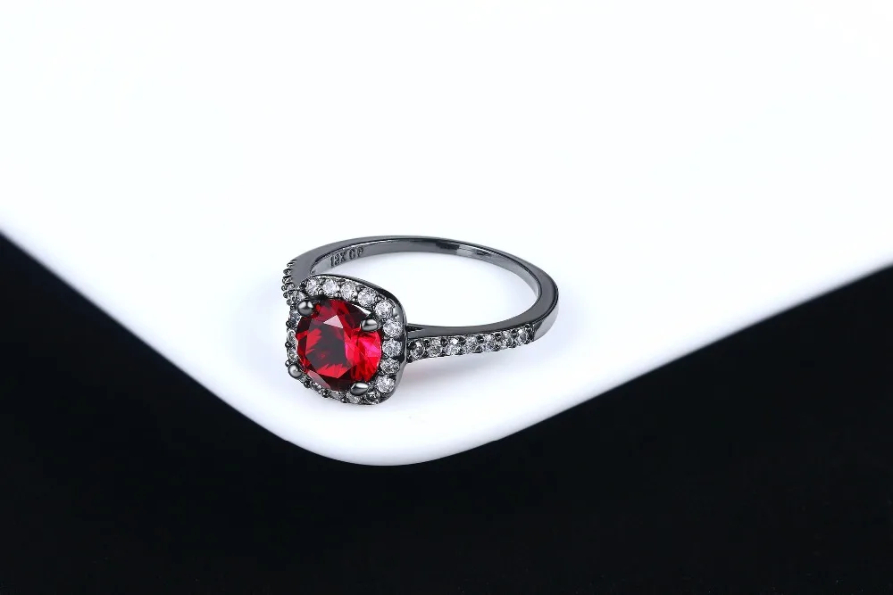 Серебряное изысканное модное квадратное кольцо для свадьбы и помолвки с AAA+ CZ кристаллами, ювелирные изделия для женщин R531