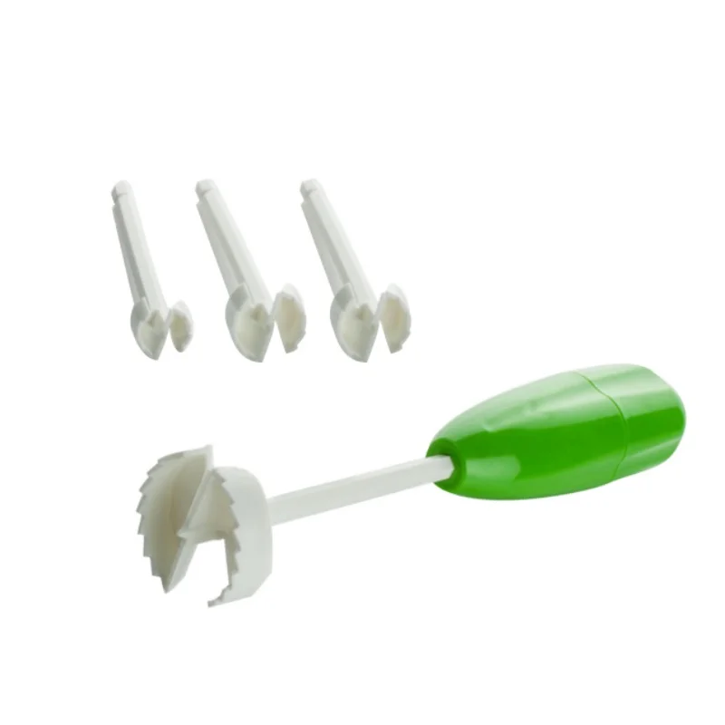 

4 Pcs Vegetable Spiral Cutter Spiralizer Digging Device Corer Device Corer For Stuffed Vegetables Vege Drill Vegetable Tools