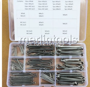 

16 Kinds of Stainless Steel Split-Cotter Pins Assortment Kit 1 - 6mm