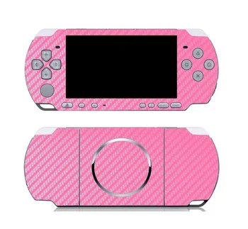 

Pink Carbon Fiber Vinyl Skin Sticker Protector for Sony PSP 3000 skins Stickers for PSP3000