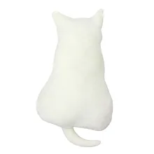 1 UNID Forma Gato Sombra Decoración Cintura Throw Back Rest Almohada