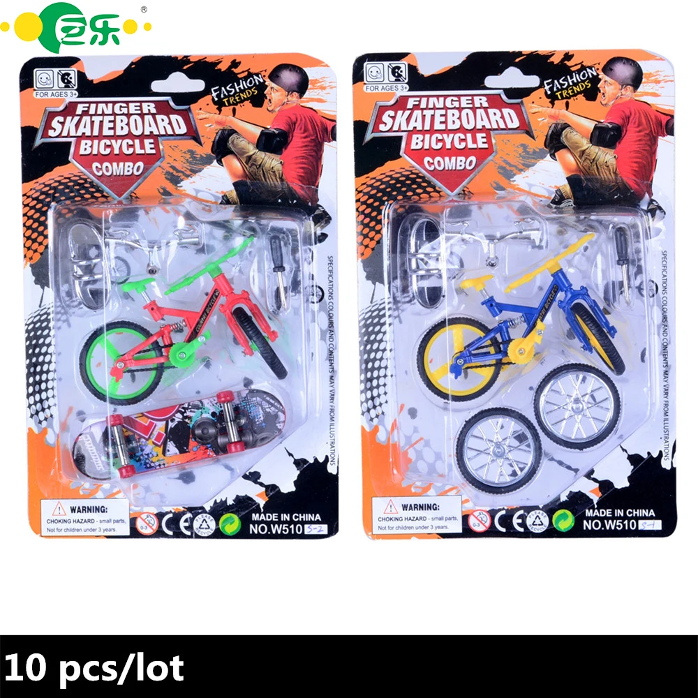 10pcs/lot wholesale Finger Skateboards Finger Bike Toys for children