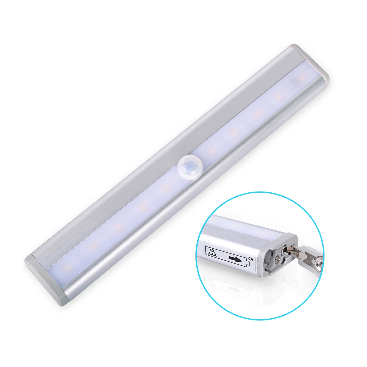 

LightInBox Wireless LED Bar Light For Closet Cupboard 10leds LED Night Lamp 6V Motion Sensor Light IR Motion Detector