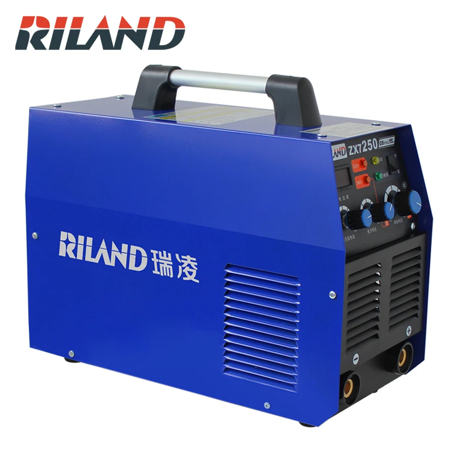 RILAND IGBT ZX7-250GS 220 V 380 V ARC MMA DC инвертор сварочный аппарат рабочее оборудование двойное напряжение сварки