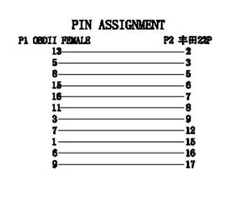 pin assignment for 22pin