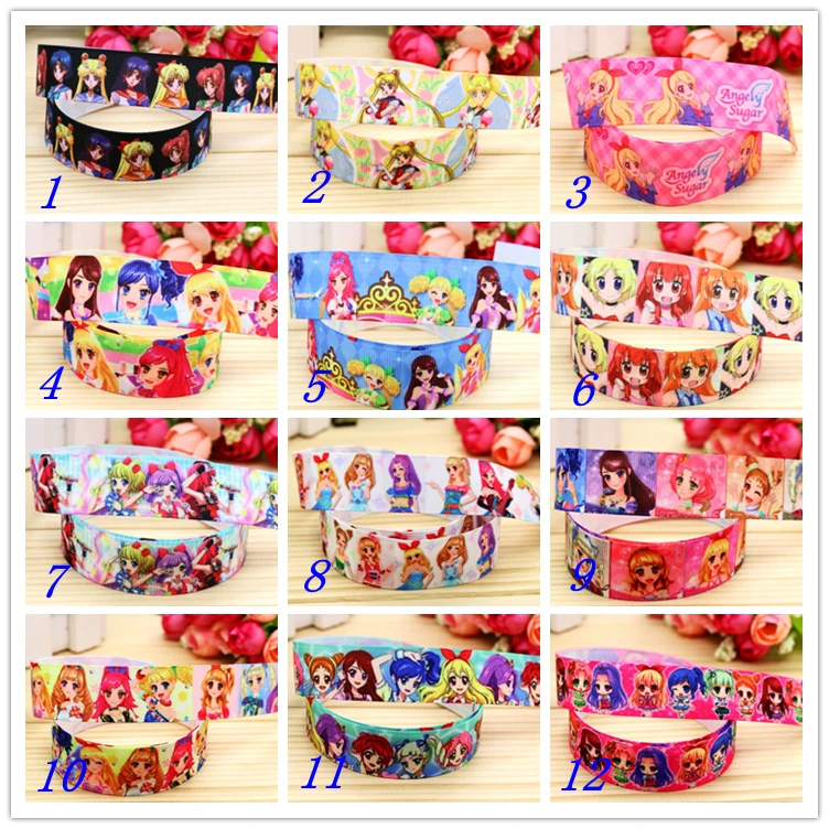 7/8 '', головная повязка с angely printed grosgrain, бант для волос, вечерние украшения,, OEM 22 мм D359