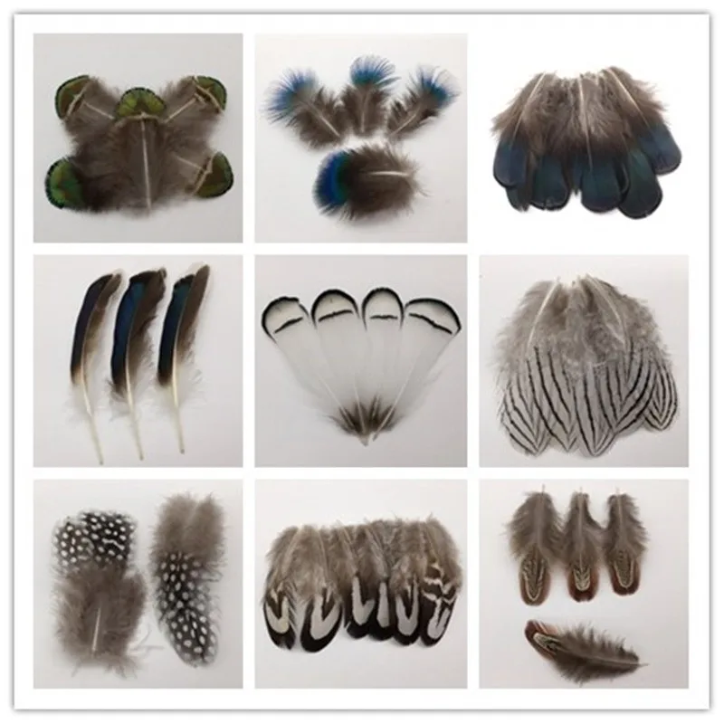 50 шт. 14 видов натурального цвета красивый петух feathers3-15cmpheasant куриное перо для DIY вечерние украшения
