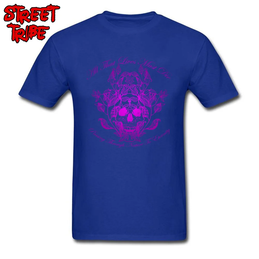 All That Lives V3 Geek Short Sleeve Tees Mother Day O-Neck Pure Cotton Men's Tshirts Geek Tops Shirts Dominant All That Lives V3 blue