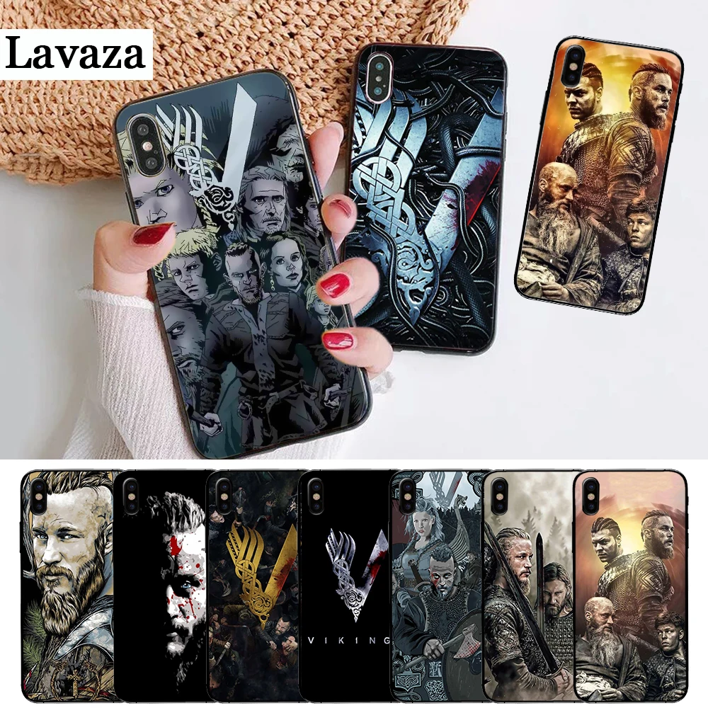 

Lavaza Vikings Serie 4 Colorful Printing Drawing Silicone Case for iPhone 5 5S 6 6S Plus 7 8 X XS Max XR