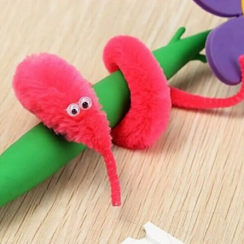 100pcs Plush Magic Wiggle Worm Twisty Stuffed Animals Kids Toys Gift - Wholesale Promotion image 6
