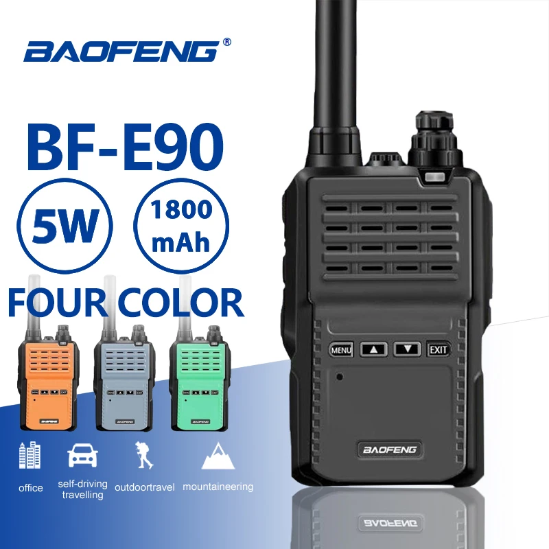 

Baofeng BF-E90 New Arrival Mini Walkie Takie UHF 3W Ham Radio Hf Transceiver Portable Baofeng E90 Two Way Radio CB Kids Toy Gift